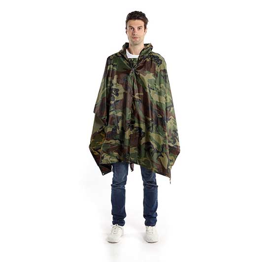 100% Waterproof PVC Reusable Boys Polyester Rainproof Poncho