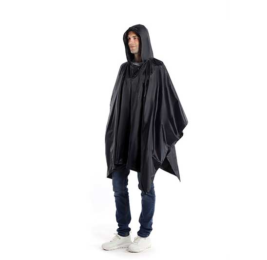 100% Waterproof PVC Reusable Boys Polyester Rainproof Poncho