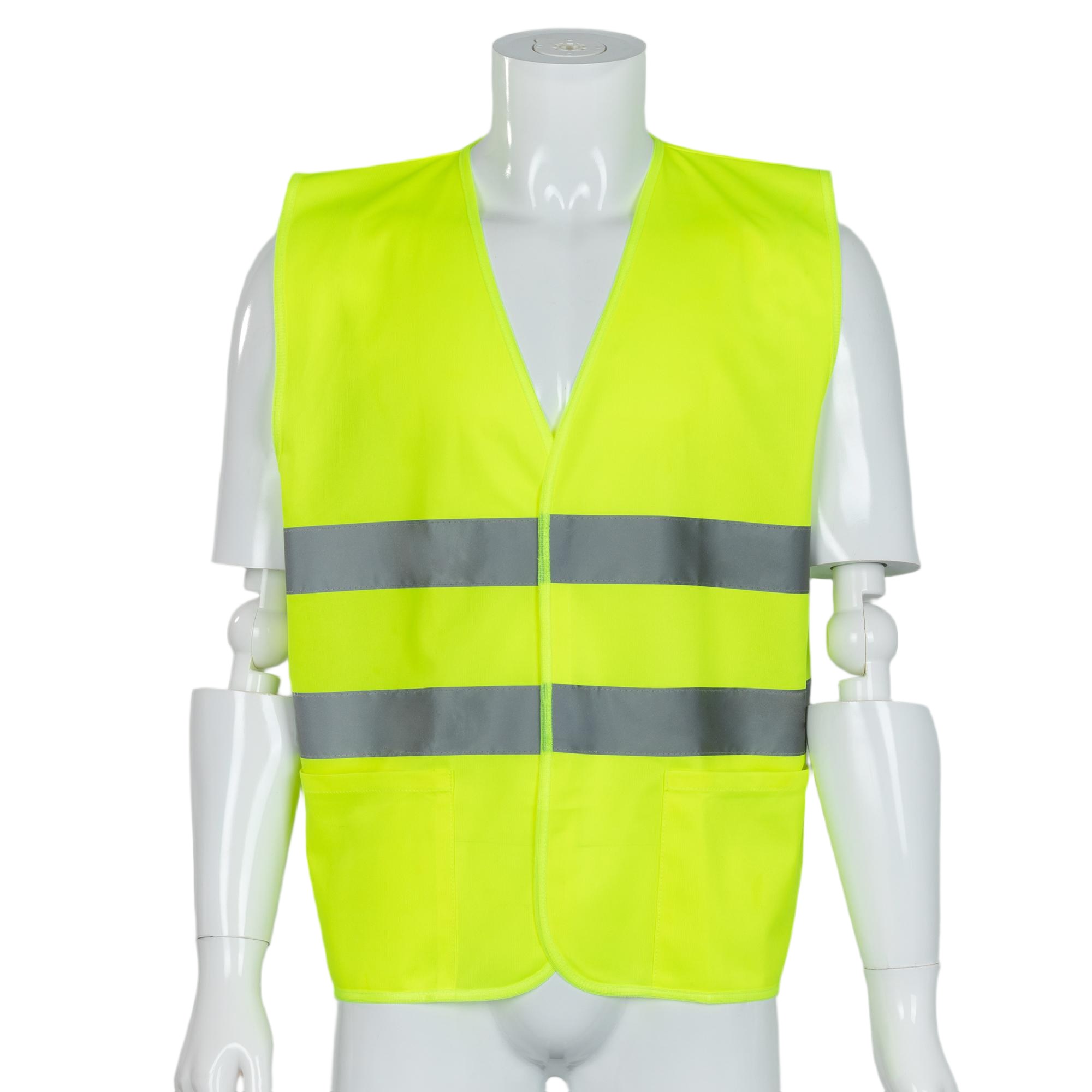 Breathable Reflective Vest - Weather-Resistant Protection for Traffic Marshals