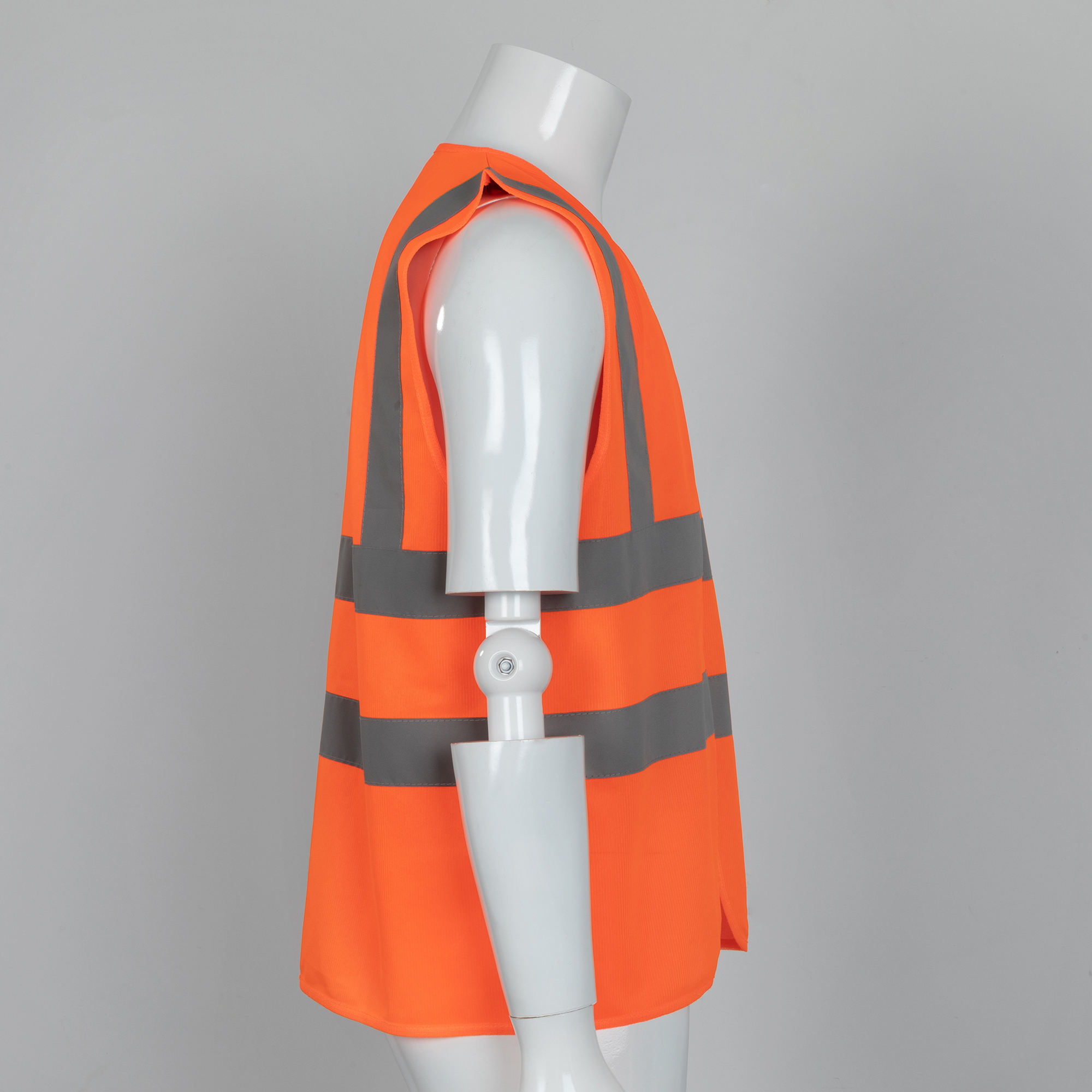 Breathable, warm, inflatable safety vest with high-visibility reflective and customizable logos