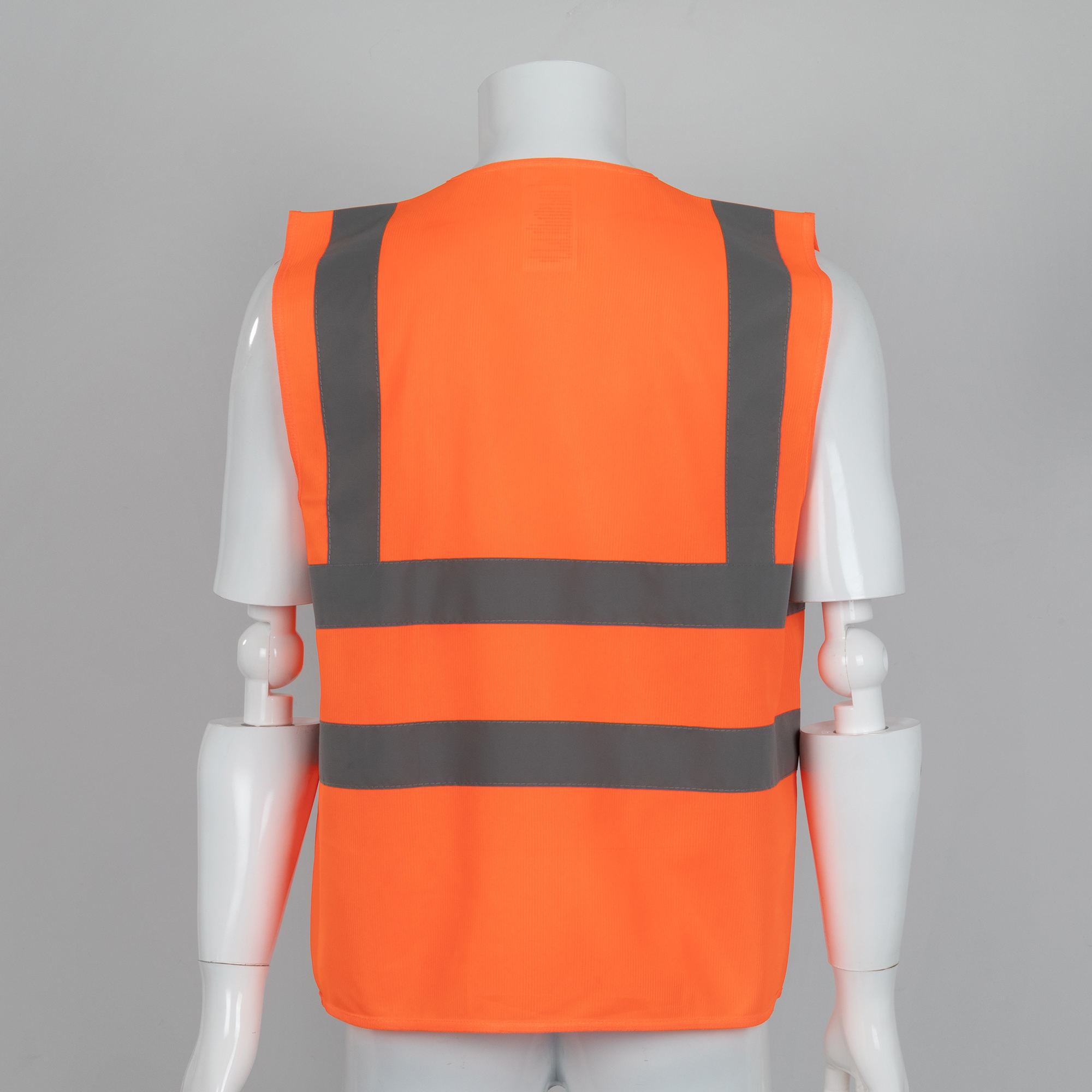 Breathable, warm, inflatable safety vest with high-visibility reflective and customizable logos