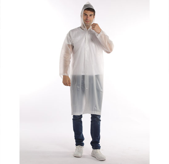 EVA material is reusable, environmentally friendly and lightweight, adult raincoat