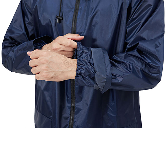 Outdoor waterproof polyester PVC motorcycle riding men’s raincoat