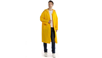 Polyester & PVC Raincoat