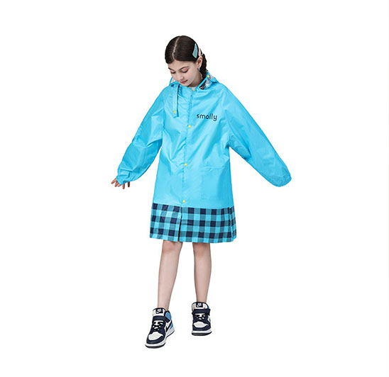 Waterproof polyester children’s raincoat, raincoat for outdoor sports and school use