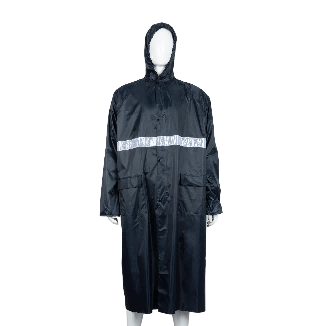 0.17mm Polyester PVC Raincoat Hooded Waterproof for Outdoor Climbing
