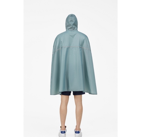 Waterproof 210T Polyester Bike Rain Poncho with PU Coating for Outdoor Cycling