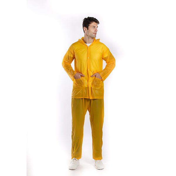 PVC rainsuit & outdoor waterproof raincoat product for men
