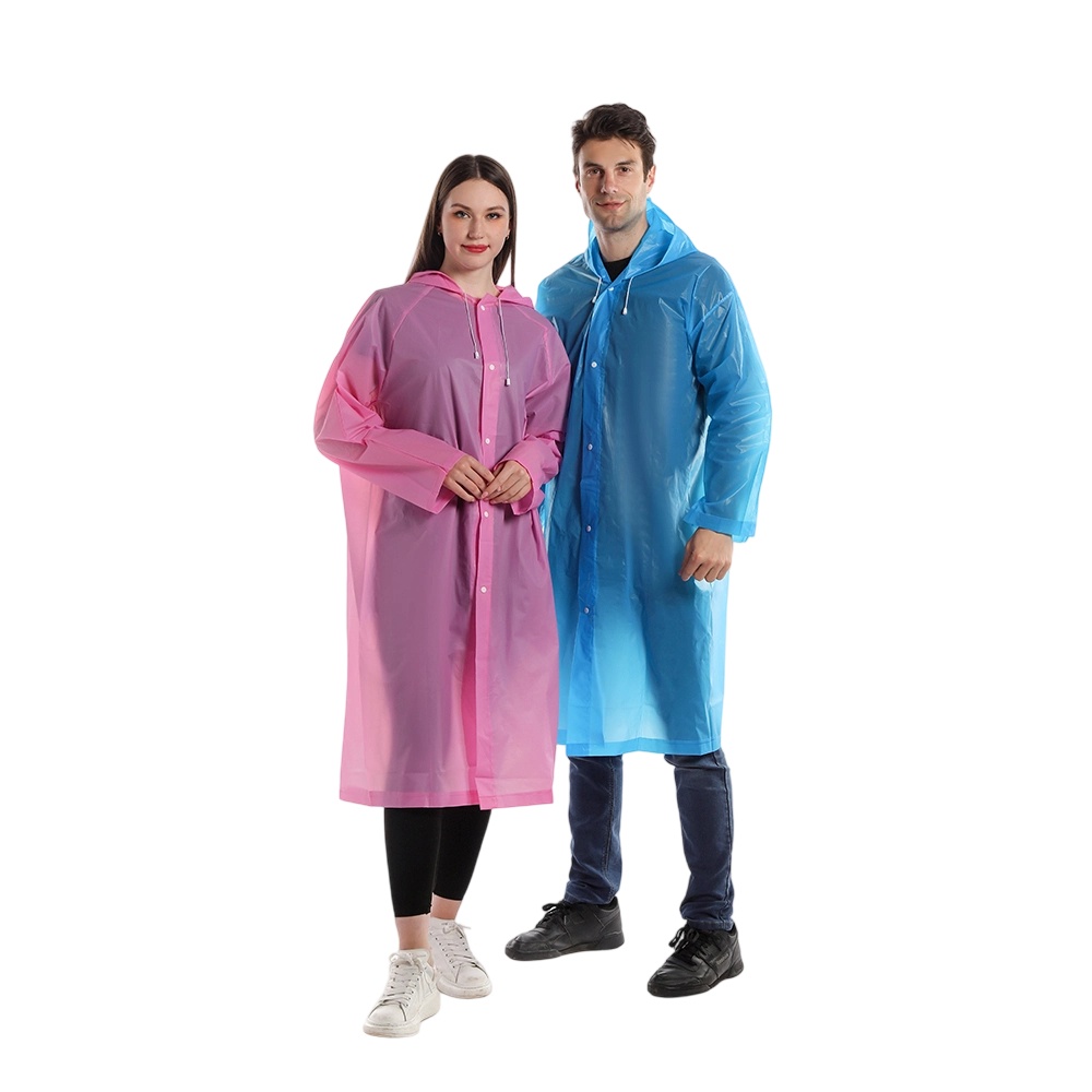 Portable & Lightweight PEVA One-piece Raincoat for Climbing and Hiking