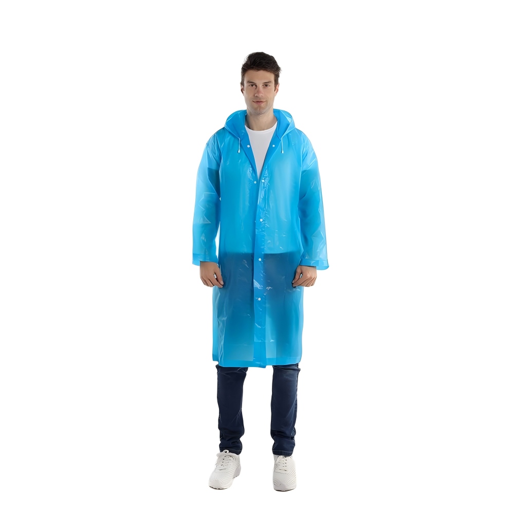 Portable & Lightweight PEVA One-piece Raincoat for Climbing and Hiking