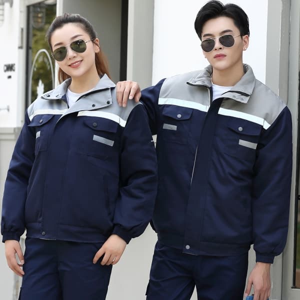 Heavyweight 280g Cotton Work Jacket with Durable T/100 Twill for Cold Weather Industrial Use