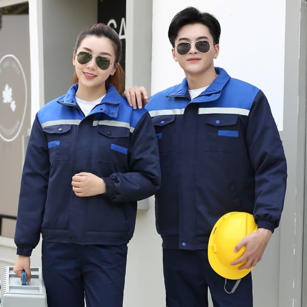 Heavyweight 280g Cotton Work Jacket with Durable T/100 Twill for Cold Weather Industrial Use