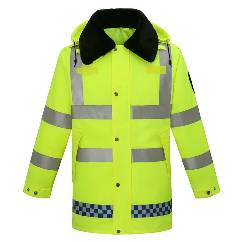 Men's Oxford cloth waterproof thickened parka winter raincoat