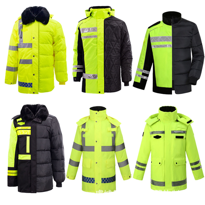 Men’s Oxford cloth waterproof thickened parka winter raincoat