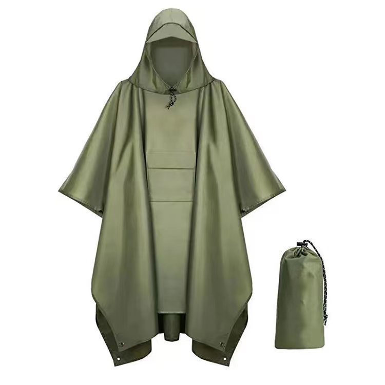 High quality Lightweight PU rain poncho