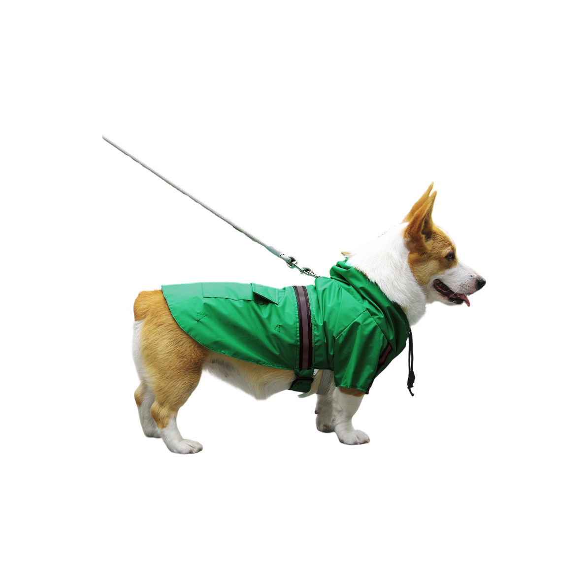 New Style Waterproof Poly Pongee Raincoat With Hood For Dog
