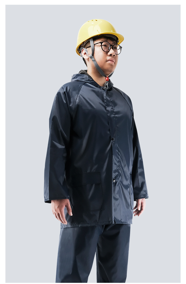 Thickened Oxford Reflective raincoat and pants PVC rainsuit adult outdoor