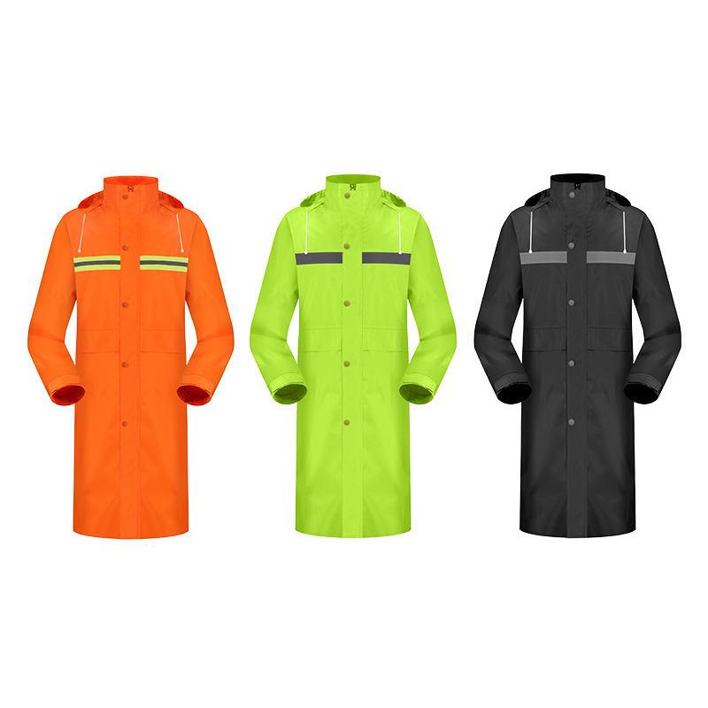 Waterproof Oxford Cloth Winter Parka Raincoat thickened raincoat parka