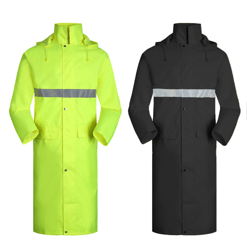 Waterproof Oxford Cloth Winter Parka Raincoat thickened raincoat parka