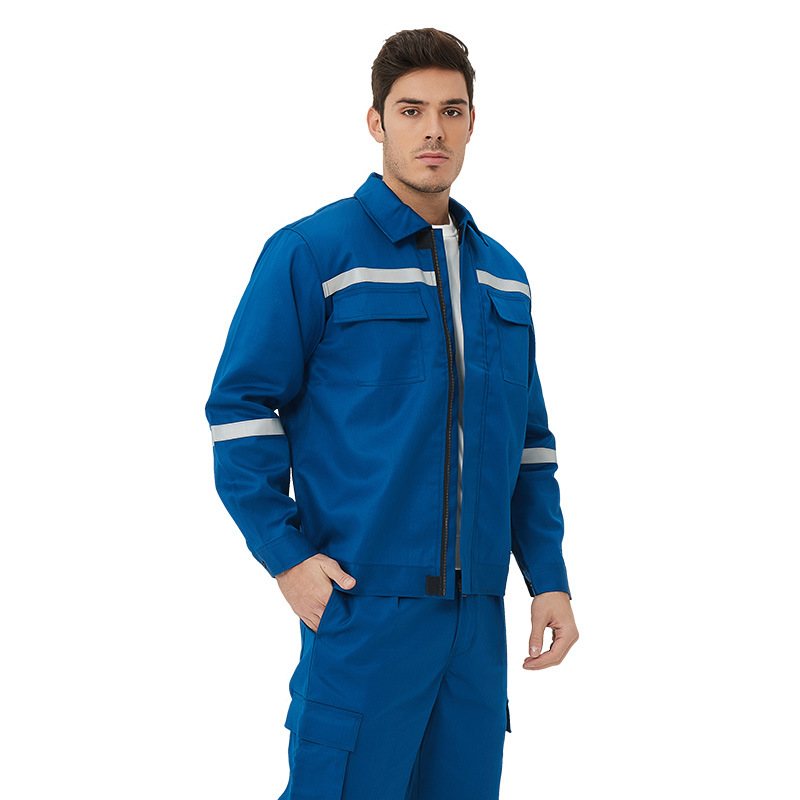 Bespoke Anti-Static Waterproof Work Clothing, Customizable Reflective Patterns, GRS/NFPA Certified Aramid/Modacrylic Material