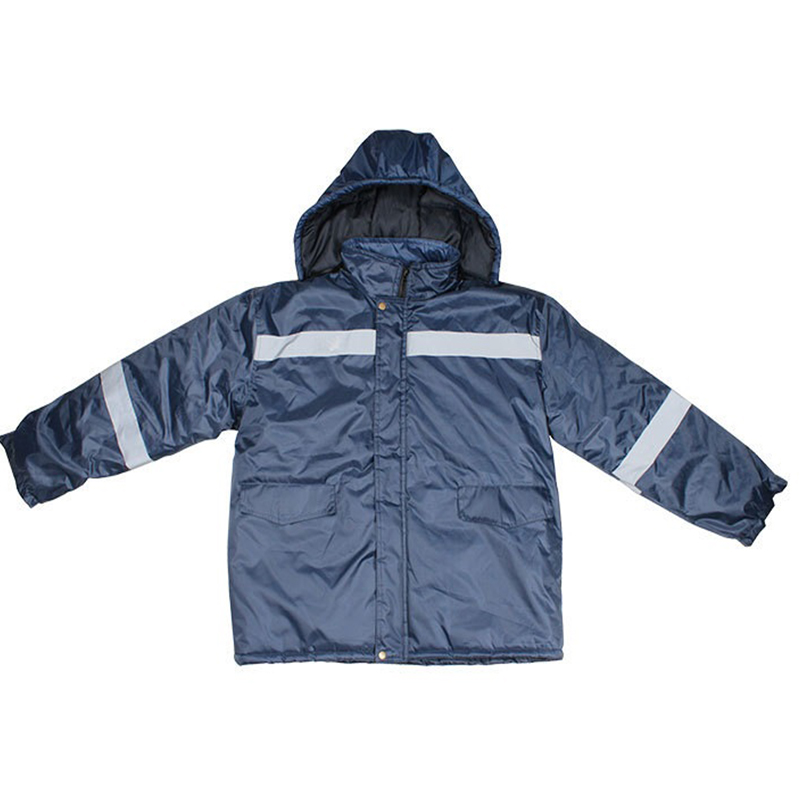 High Qualithty Waterproof Parka With Hooded Winter Reflective Oxford Raincoat Elastic High Visibility