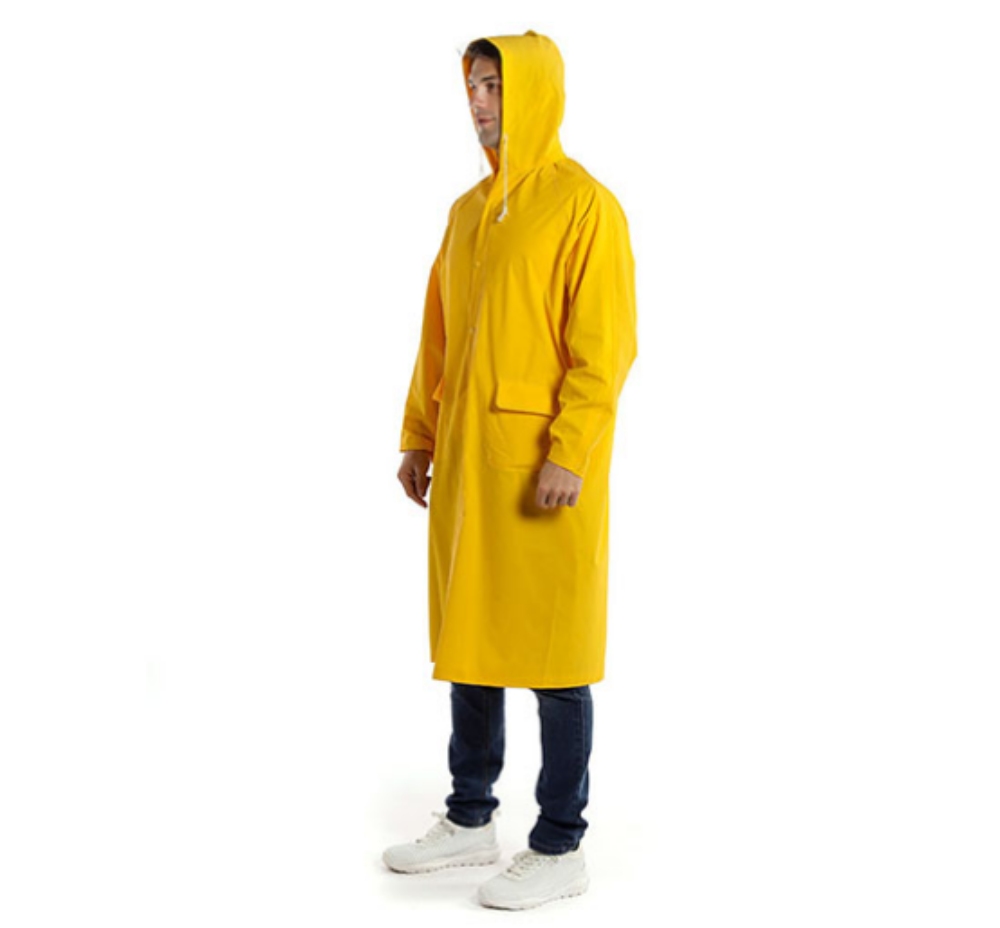Chenyuan PVC polyester hooded raincoat