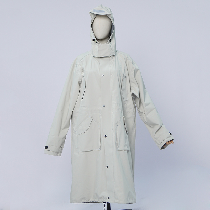 Premium Hooded Rain Coat | Durable Multi-Pocket Waterproof Outerwear