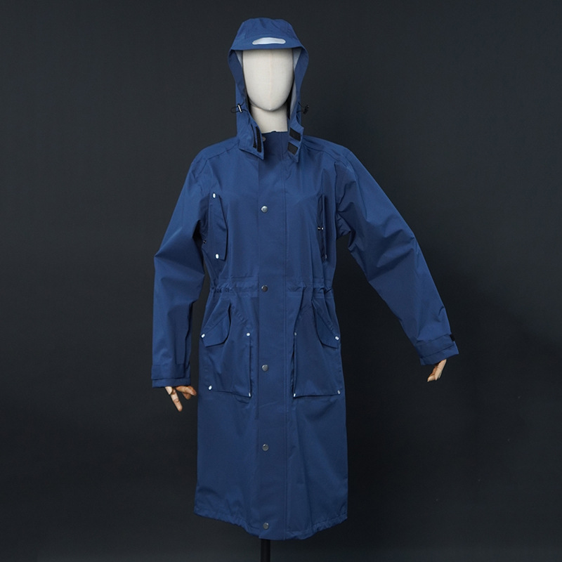 Premium Hooded Rain Coat | Durable Multi-Pocket Waterproof Outerwear
