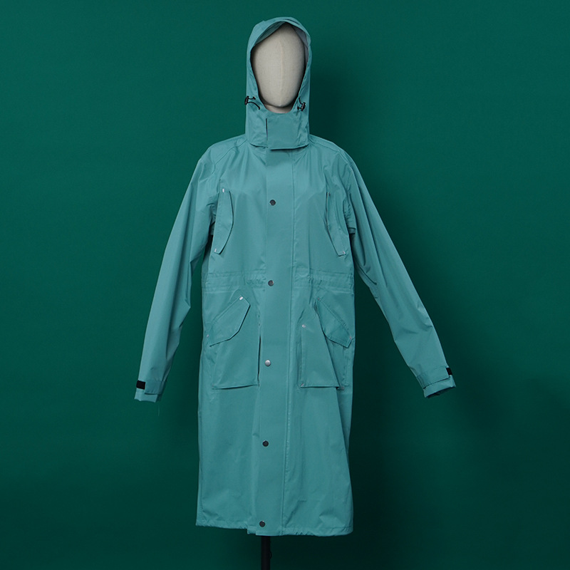 Premium Hooded Rain Coat | Durable Multi-Pocket Waterproof Outerwear