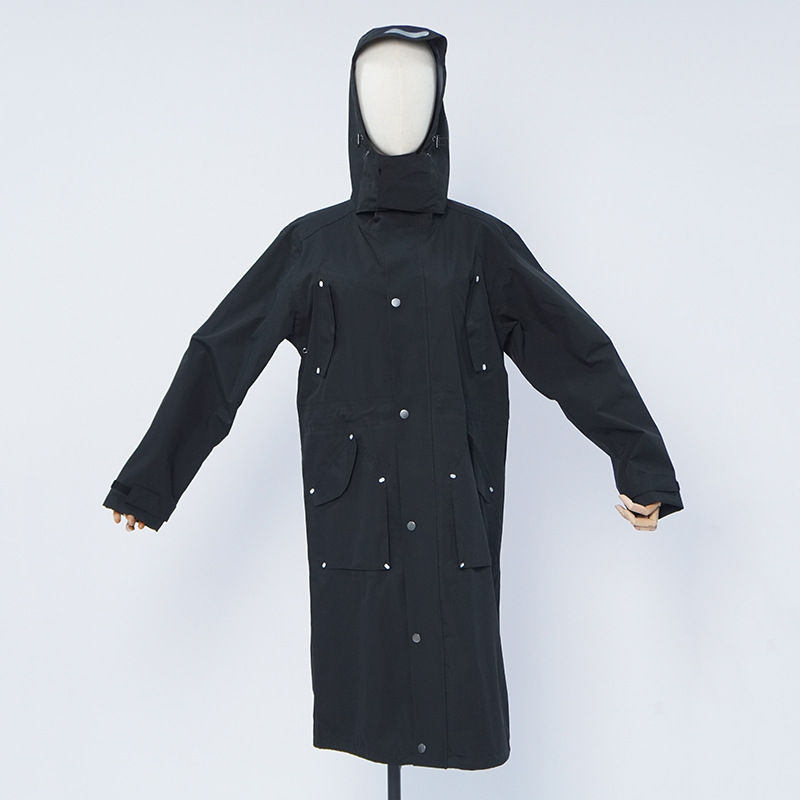 Premium Hooded Rain Coat | Durable Multi-Pocket Waterproof Outerwear