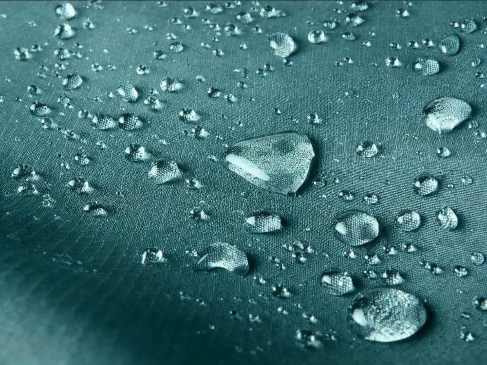 Waterproof material of the rain poncho