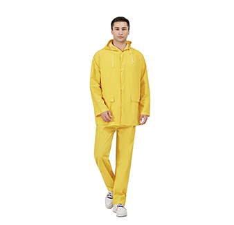 Custom Polyester PVC Rainsuit - Outdoor Work Waterproof Safety Gear