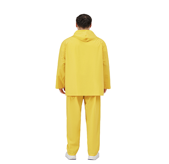 Custom Polyester PVC Rainsuit – Outdoor Work Waterproof Safety Gear