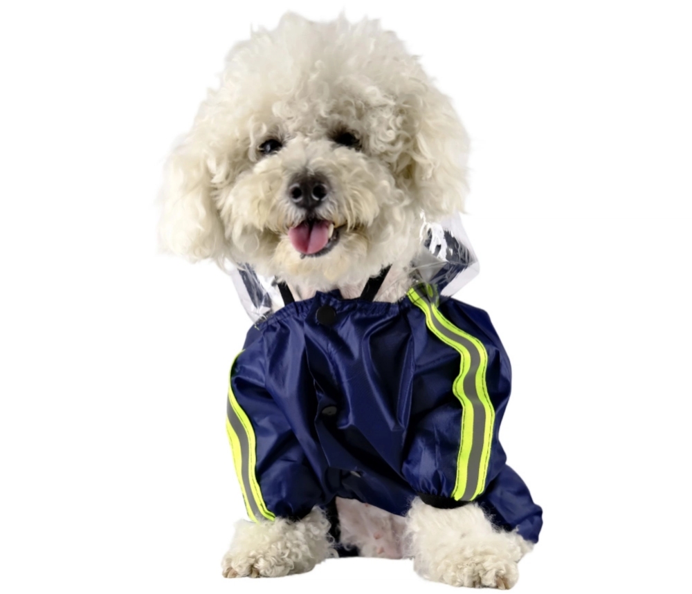 Reflective dog poncho