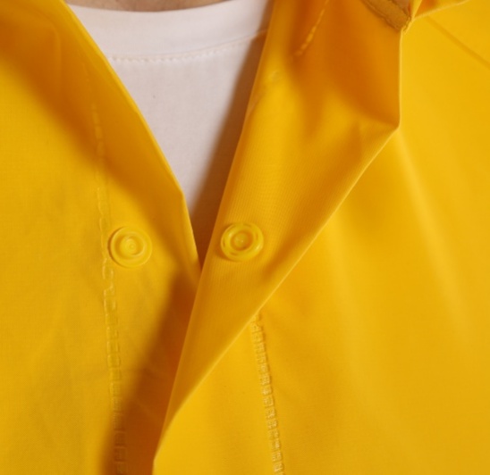 Fashionable and modern adult long hooded breathable waterproof raincoat