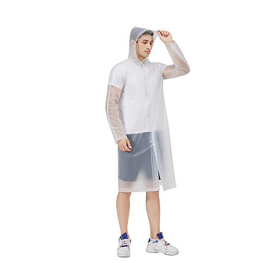 Clear Long PVC Raincoat with Hood – Waterproof Lightweight Rain Jacket Outdoor Clear Long PVC Raincoat with Hood – Waterproof Lightweight Rain Jacket Outdoor