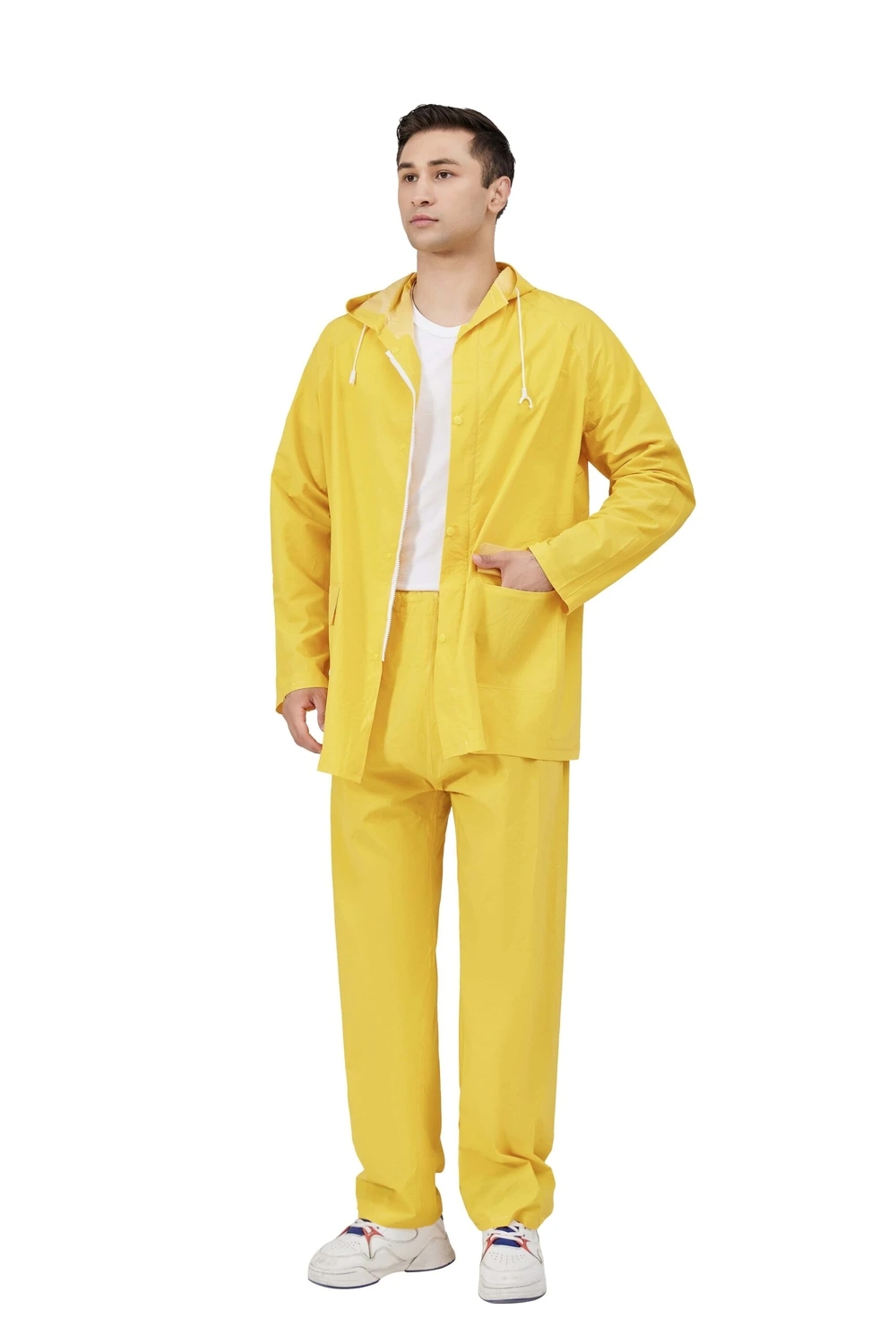 Combinaison de pluie en PVC sur mesure