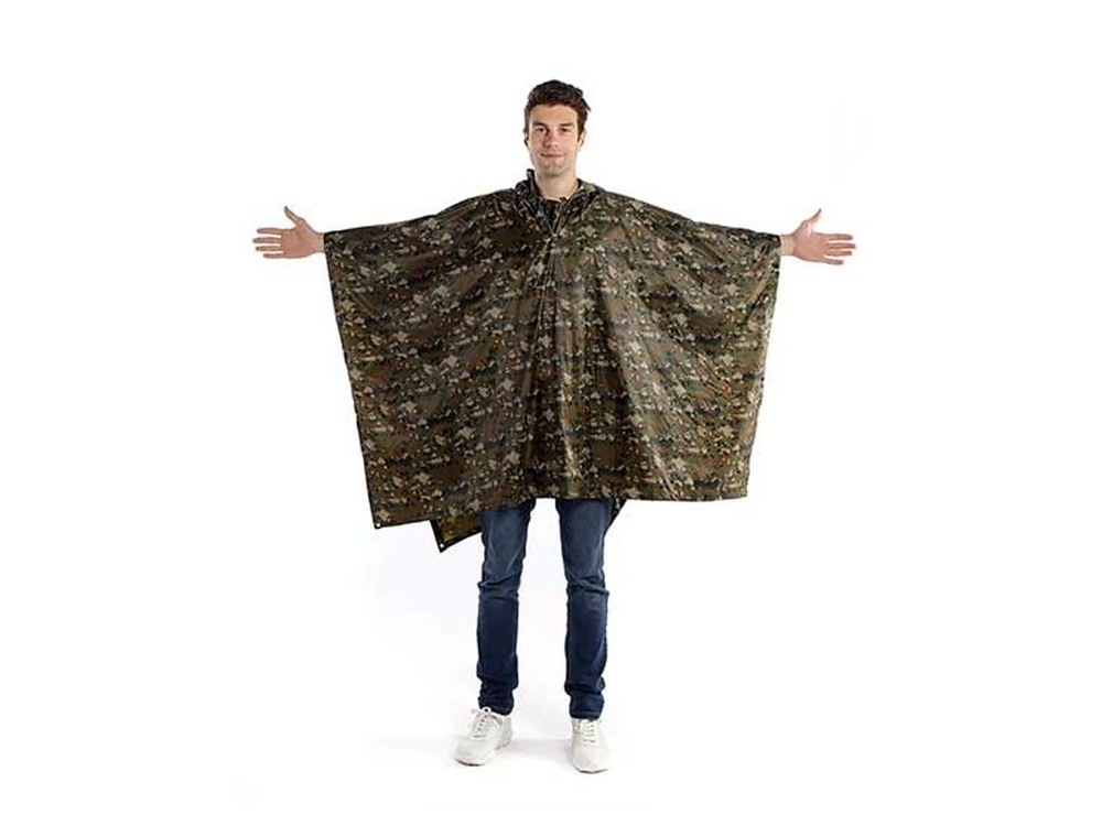 Poncho de pluie réutilisable en PVC