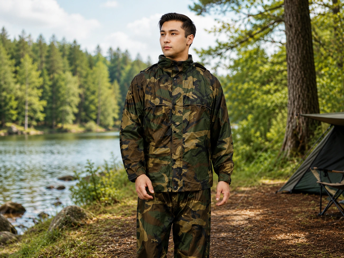 Do Outdoor Buyers Need a Separate Camo Rain Gear Line for Hunting and Fishing? Do Outdoor Buyers Need a Separate Camo Rain Gear Line for Hunting and Fishing?