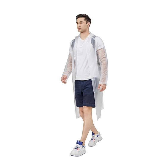 pvc travel raincoat
